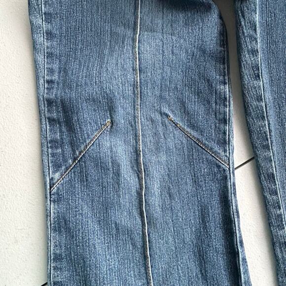 Y2K Bubblegum American Flavour Low Rise Flair Bottom Jeans Sz 3/4 - Picture 8 of 16